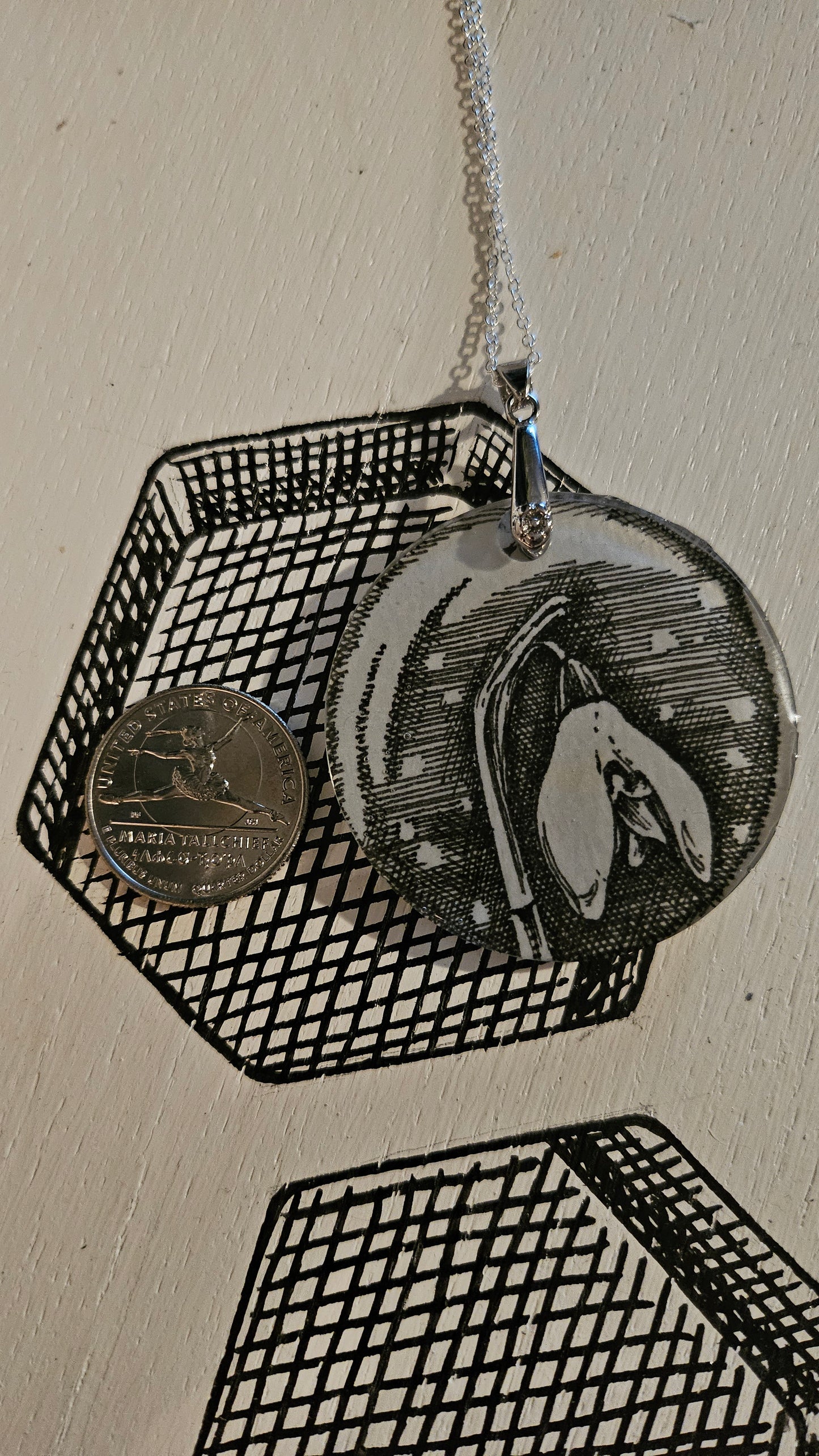 Snowdrop Flower (Resin Pendant)